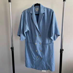 Anthropologie Oversized Blazer Short Sleeve